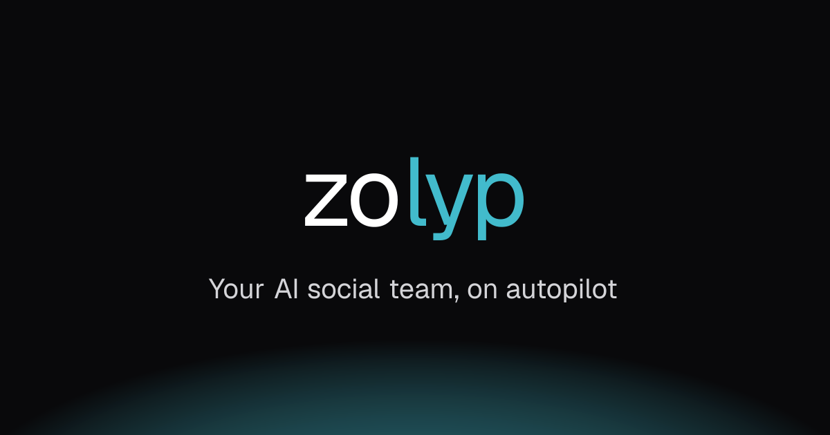 Zolyp: AI Social Media Manager That Creates & Posts for You preview